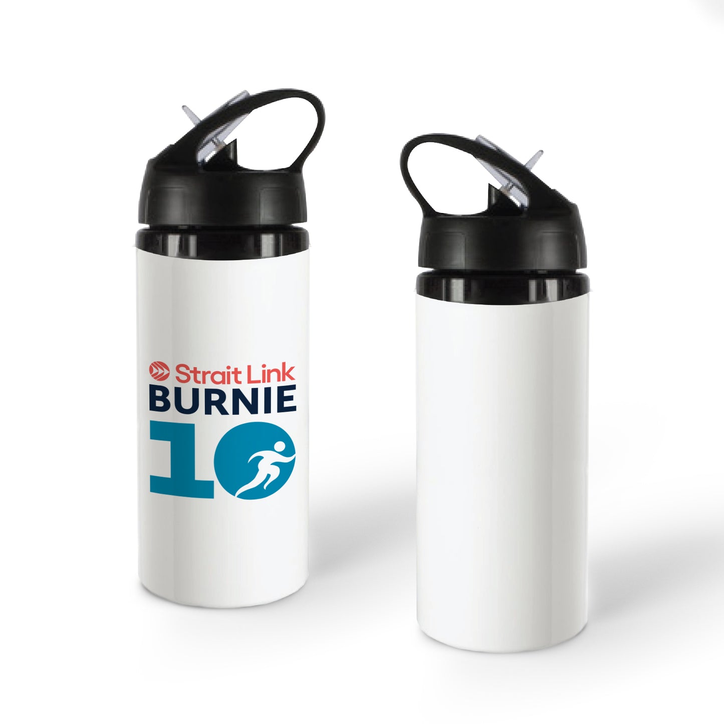 Strait Link Burnie 10 Black Lid Drink Bottle
