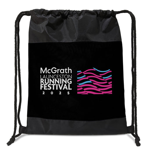 Launceston Running Festival Lifestyle Drawstring Bag