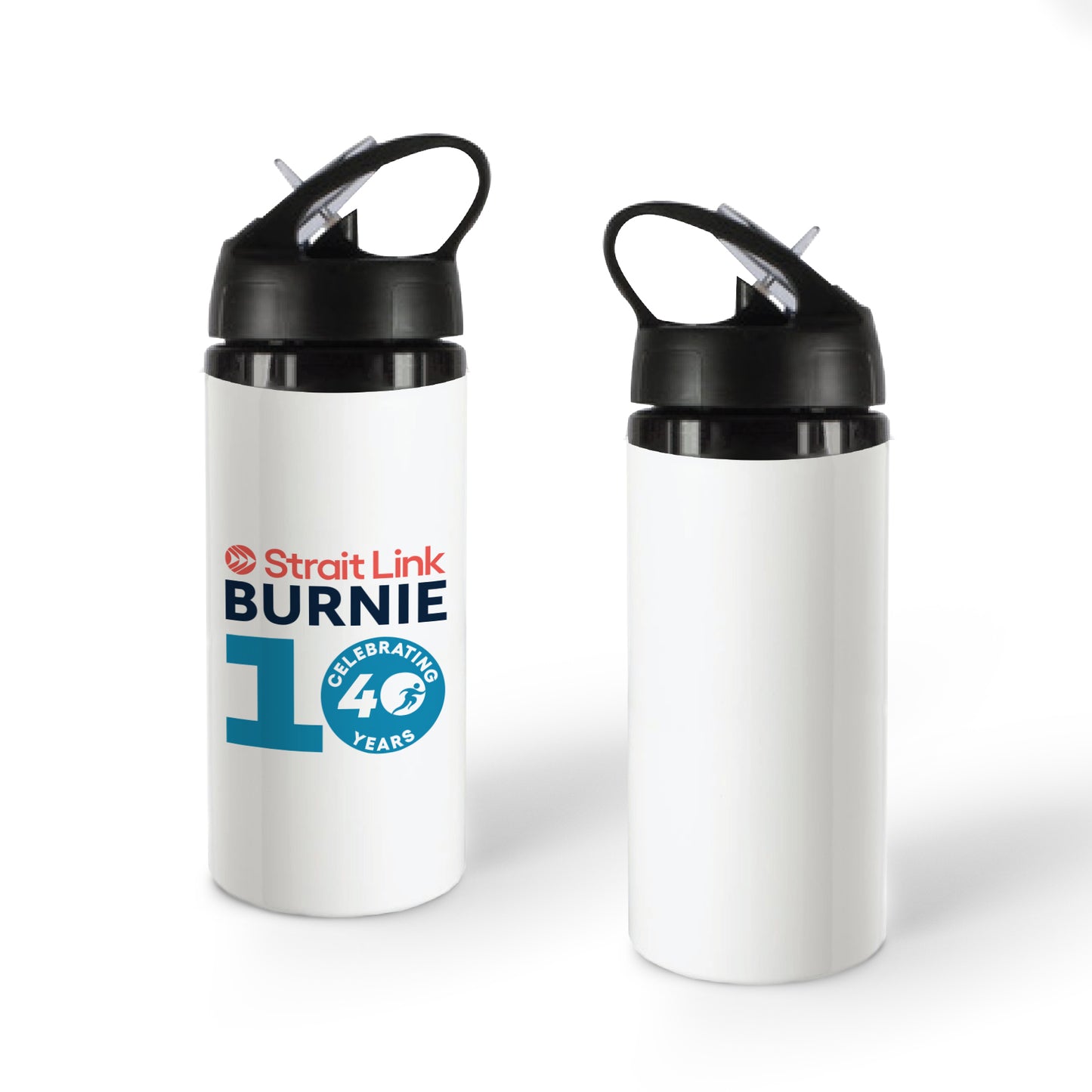 Strait Link Burnie 10 Black Lid Drink Bottle