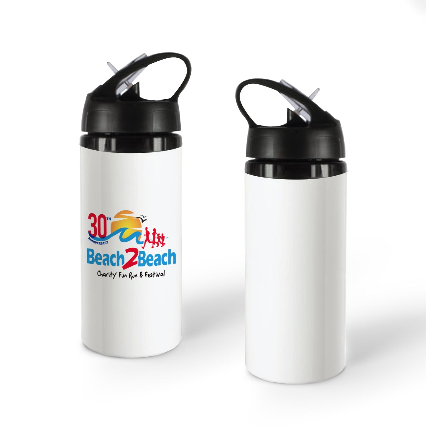 Black Lid Drink Bottle