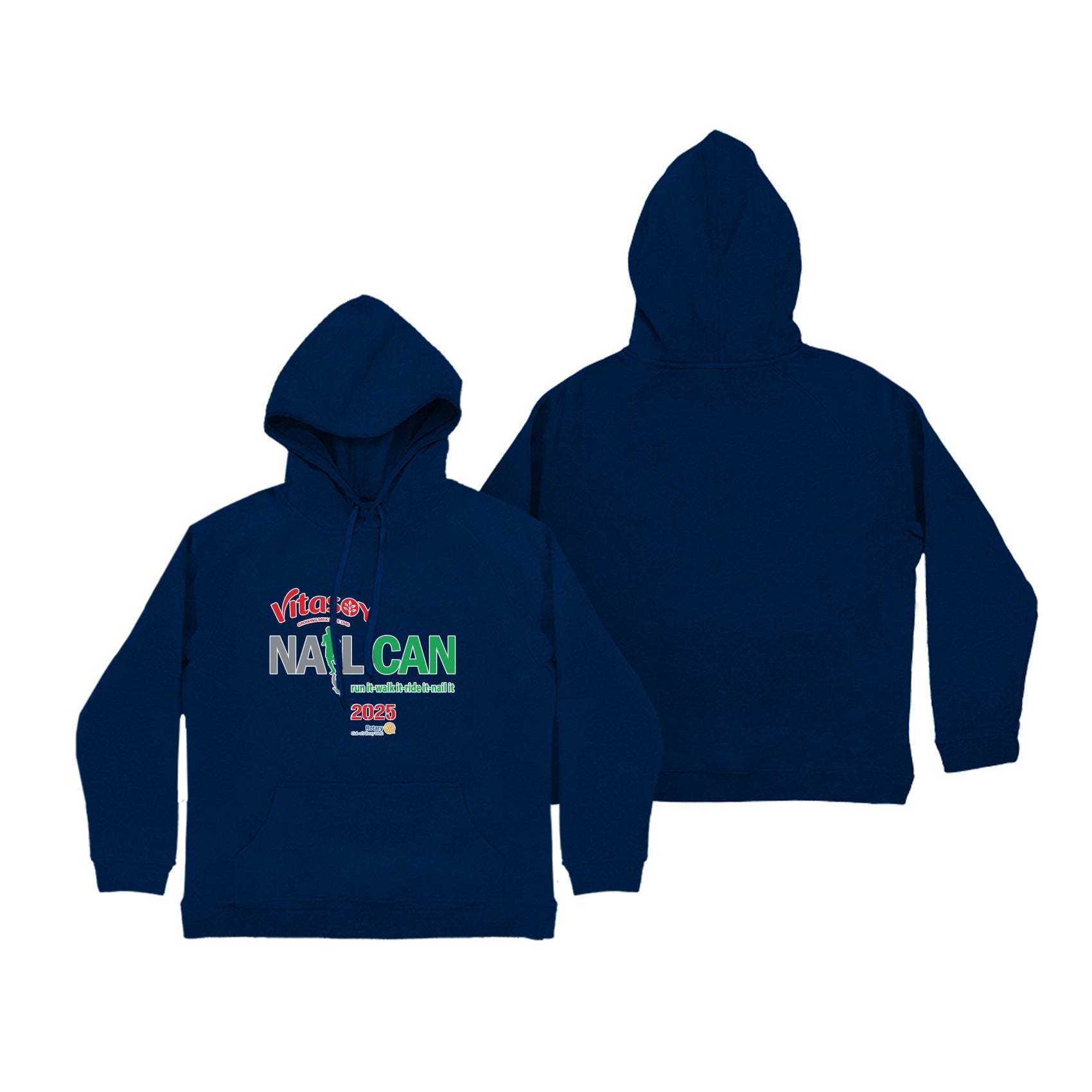 Nail Can Hill Run Adult Pullover Hoodie